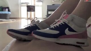 Nike Shoejob and Sockjob Cum