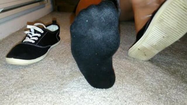 Sweaty Black socks