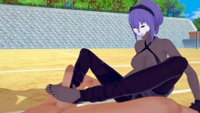 Fate Grand Order - Hassan of the Serenity footjob (3D Hentai)