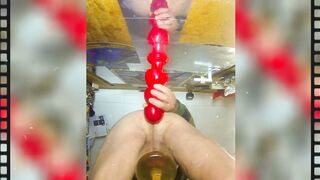 05_Anal_2024 Papy joue avec le champignon 3 étages rouge de 420 x 80 x 90 x 100