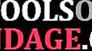 DEVICE BONDAGE - BDSM subjects toyed and pinned in trio by their master