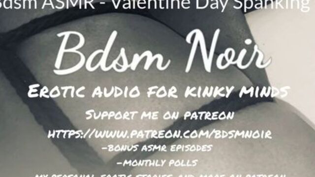BDSM ASMR - Valentine Day Spanking -DDlg Roleplay