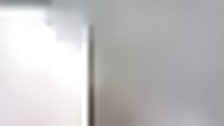 Asian woman pukes and gives handjob