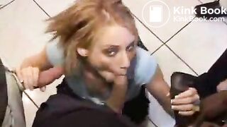 Blonde Slut Gangbang Bukkake