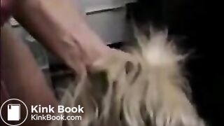 Stupid bitch vomits from a rough deep throatmp4