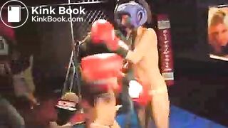 Cat fight then blow chunks