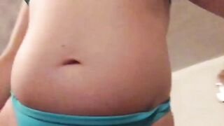 Hot Sexy Vomiting Puke Video in Bikini w Cleavage