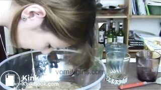 Overeating Girls Vomit Puke Puking Vomiting Barf