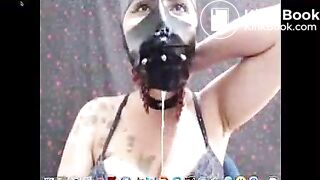 Cam Whore Puking with Mask