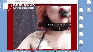 Cam Whore Puking with Mask