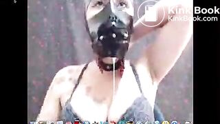 Cam Whore Puking with Mask