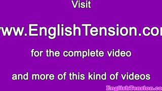 Dominating lingerie mistress in cbt action
