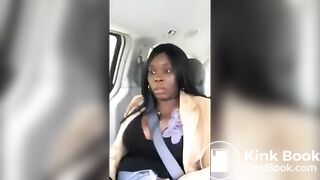 Car Puking Girl Vomit Puke Vomiting Sick Gagging