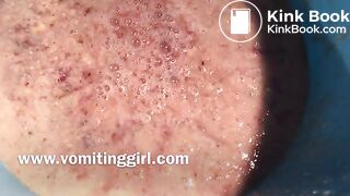 Hot & sexy puking video of bikini girl & bucket