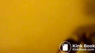 Sick in the toilet She's drunk