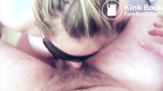 Gagging, puking, suck slave