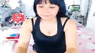 retard drinks and gargles her puke for 45 minutes