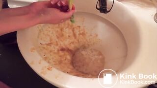 puke vomit cunt slut