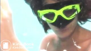 Masked Underwater Sex