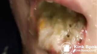 Japanese face fuck mega puke