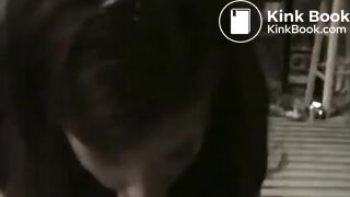 Caught off guard during blowjob