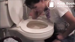 Bulimia Vomit and Food Poisoning - Woman gets sick from the toilet mp4