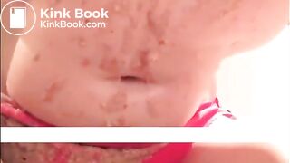 Bikini Girl pukes her guts up 2