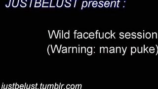 justbelust - facefuck session with puke