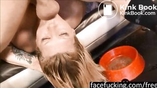 (new) Brianna Starss throat wrecked at face fuckin