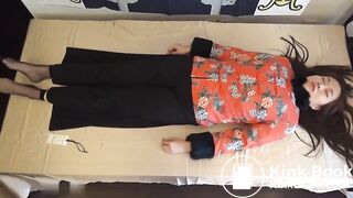 Hanged asian girl prepared