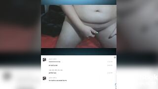 Latin slut vomits and slaps herself