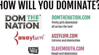 ASSYLUM - Mouth fucked sub chick in BDSM porno (Savannah Fox)