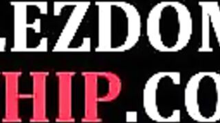 WHIPPED ASS - BDSM lez sub spanked and assfucked with strapon in orgy