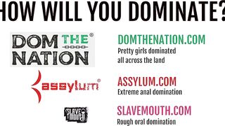 ASSYLUM - Foot worship and anal domination from her master