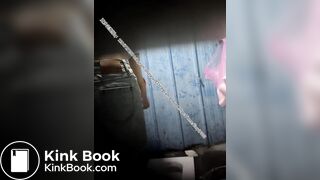 Beautiful women vomiting in the toilet