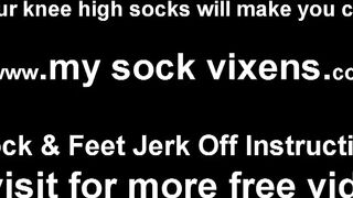 I will help you cum in my sexy new knee highs JOI (Bella Ink)