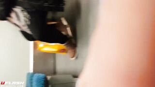 Jerking off in train