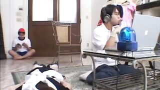 HARDCOREJAPANESEGFS - Japanese teen maid getting doggystyled
