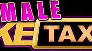 Female Fake Taxi Insatiable horny busty blondes taxi screw