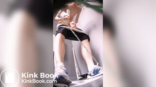 Beautiful women pooping in the toilet 37