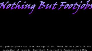 SS Roped Footjob (Scarlett Storm)