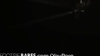 FootsieBabes Stepson Cums on Mommys Little Feet