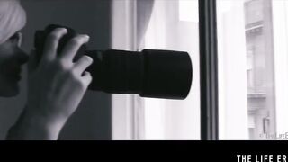 Huge boobs on a beautiful girl who's masturbating hard