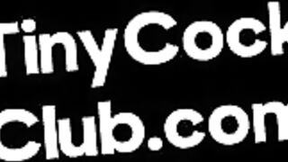 LITTLE DICK CLUB - SPH IR babe fucked in front small cock voyeur by black dong