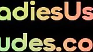 LADIES USE DUDES - Pegging femdoms fuck and spank guy in group with strapon
