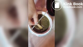 Beautiful women pooping in the toilet 69