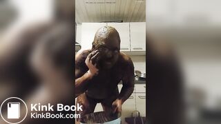 Shit smearing all over