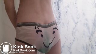 Twink grew a tail in his underwear