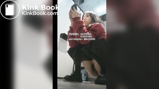 Beautiful women pooping in the toilet 95