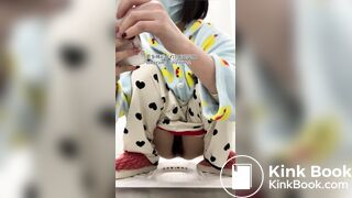 Beautiful women pooping in the toilet 101